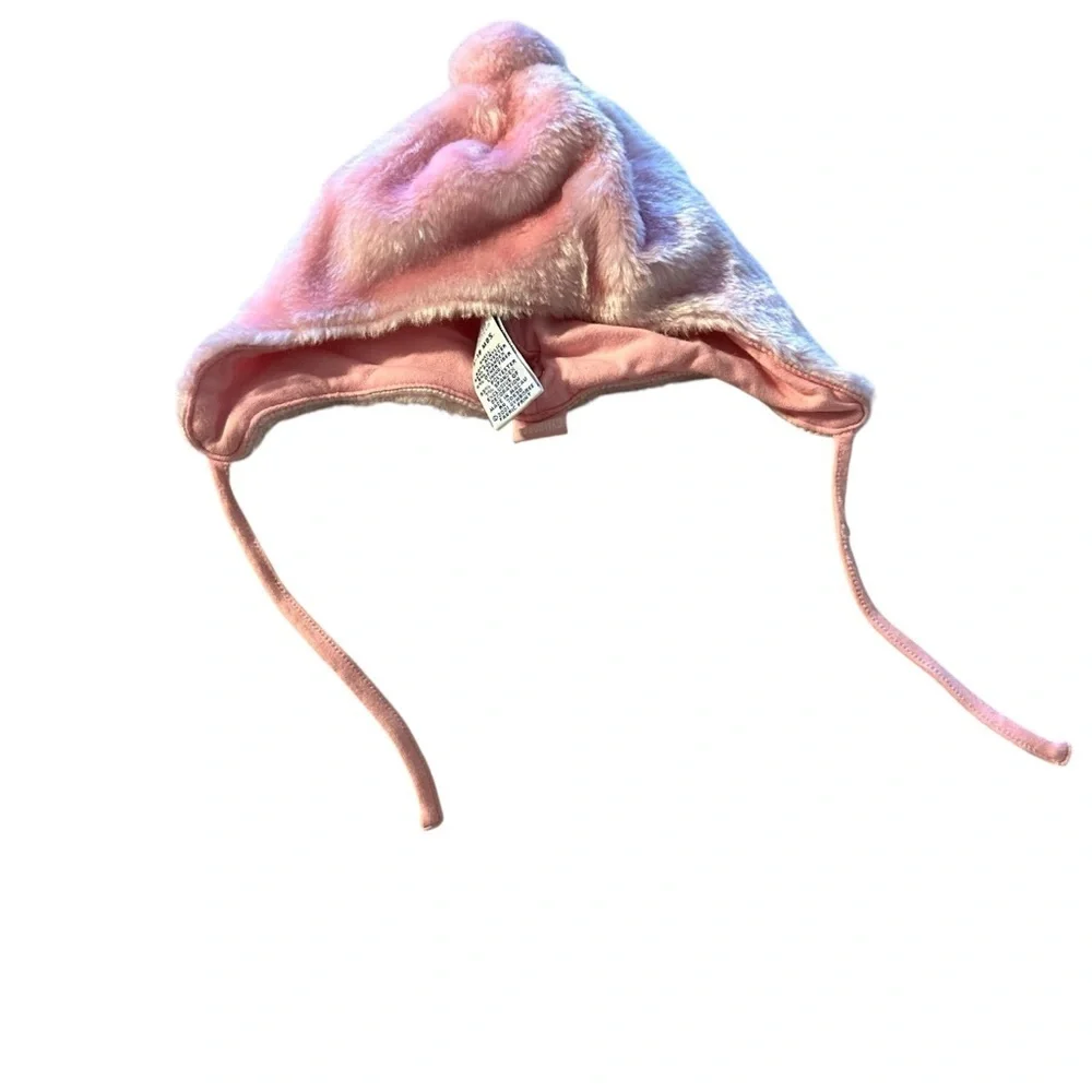 Gymboree Soft Pink Furry Hat for Kids